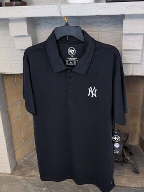 '47 Navy Polo with White NY Yankees Logo